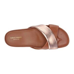 Cole Haan Women's Sandals in Brown and Metallic Rose
